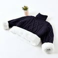 thumbnail image 7 of Chbgutlmr Baby Boys Girls Clothes Fleece Lined Turtleneck Sweaters Kids Winter Thick Warm Comfy Tops, 7 of 7