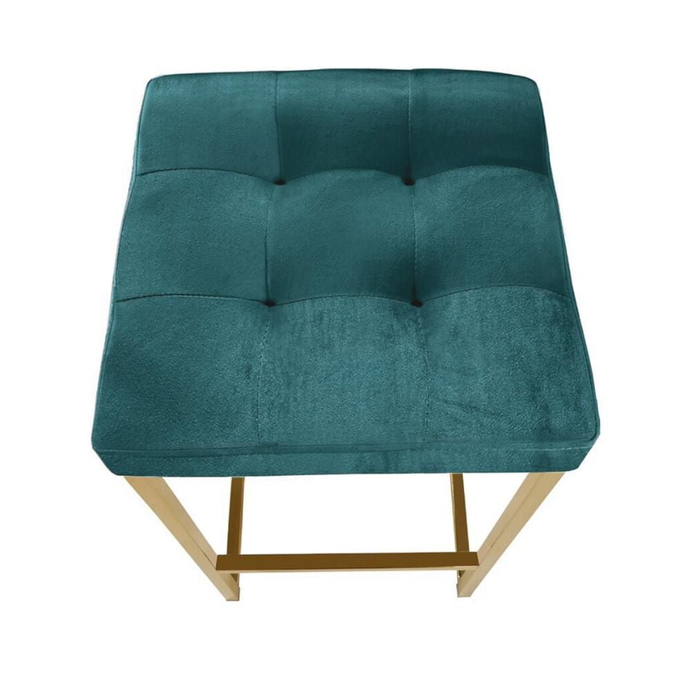 Pipe Ii - Tabouret de Comptoir de Couleur Verte - Lot de 4