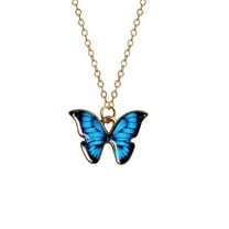 CILENON Butterfly Necklace Pendant For Women Pendant Women'S Necklaces Birthday Gift For Mom Women Wife (A,One Size)