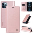 thumbnail image 3 of Funda para iPhone 12 Pro Max Estuche de Cuero PU Tipo Cartera con Ranuras para Tarjetas y Cierre Magnético, 3 of 5