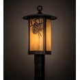 thumbnail image 6 of Meyda 90576 10 in. Fulton Winter Pine Post Mount, Bai Craftsman, 6 of 6