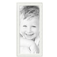 thumbnail image 2 of ArtToFrames 19" x 45" Majestic White Picture Frame, 19x45 inch Silver Wood Poster Frame (WOM-5198),  Pack, 2 of 7