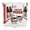 White w/ Design, variant on Bits N Things Corrugated B-Flute Pizza Box - 10 Count