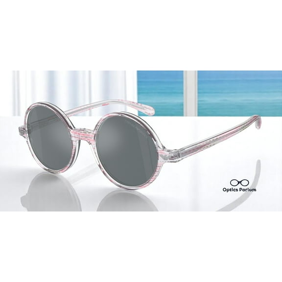 EMPORIO ARMANI EA 501M 60196G Crystal Pink Grey Mir Black 47 mm Men's Sunglasses
