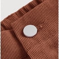 thumbnail image 7 of ManxiVoo Womens Straight Leg Corduroy Pants In A Wide Relaxed Fit For Autumn And Winter Casual Style Featuring Practical Pockets And A Long Silhouette S Size Brown, 7 of 7