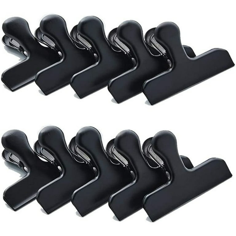 6 Pack Bag Clips, Stainless Steel Chip Clip, Chip Clips Bag Clips Food Clips,  Bag Clips for Food, Heavy Duty Air Tight Seal Kitchen Clips Snack Clips  Food Bag Clamp Clips 