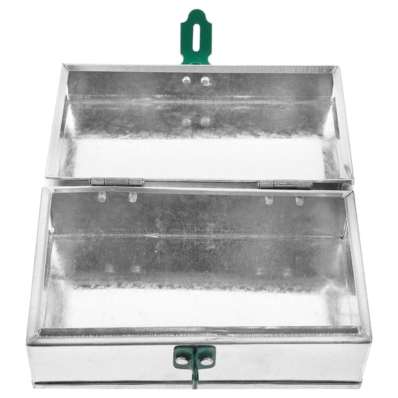 FESTFENDS Lockable Metal Tool Box Silver 1Pack 5.9X3.5X2.6In