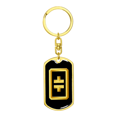 thumbnail image 4 of Theta Gold Crypto Cryptocurrency Stainless Steel or 18k Gold Premium Swivel Dog Tag Keychain, 4 of 8