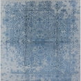 thumbnail image 1 of Ahgly Company Machine Washable Indoor Square Industrial Modern Windows Blue Area Rugs, 8' Square, 1 of 7