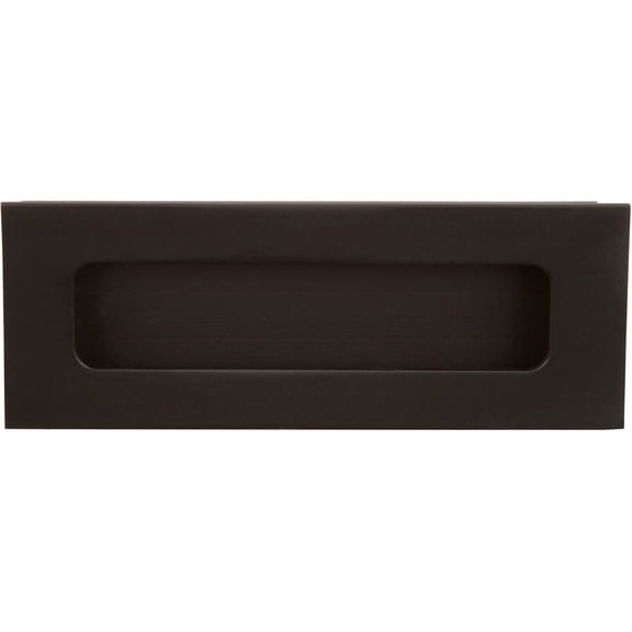 Barn Door Flush Finger Pull Finish: Bronze