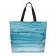 thumbnail image 1 of Balery Teal Turquoise Fluid Stripes Bolsa Tote Estilo Estético con Cremalleras, Bolsa de Hombro, Bolsa de Compras Grande y Plegable, 1 of 8