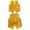 Yellow, variant on GiLiling Girls Sparkly Sleeveless Jackets Open Front Ribbed Dance Dress Vest with Pockets Kids Trendy Performance (Red, 7-8 Years)