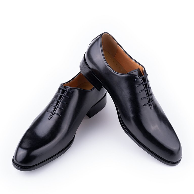 YOUYAZHUBU New Men's Leather Shoes Casual Oxford Business Work Shoes Black Coffee Lace-up Handmade Man Shoe High Quality Designer Black 8.5 YOUYAZHUBU New Men's Leather Shoes Casual Oxford Business Work Shoes Black Coffee Lace-up Handmade Man Shoe High Quality Designer Black 8.5