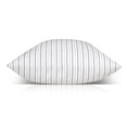 thumbnail image 4 of Better Homes & Gardens Feather Filled Woven Dashed Stripe Decorative Throw Pillows, 20"x20", Black, 2 Pack, 4 of 9