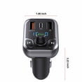 thumbnail image 3 of Binmer Bluetooth 5.0 Transmitter Suitable For Car Bluetooth Car Adapter USB Charging Car Charger MP3 Player Hands- Call, 3 of 7