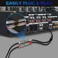 thumbnail image 4 of Divisor RCA Y-RCA Cable Togconn, 1 macho a 2 hembras, 60 cm 2 pies, 4 of 6