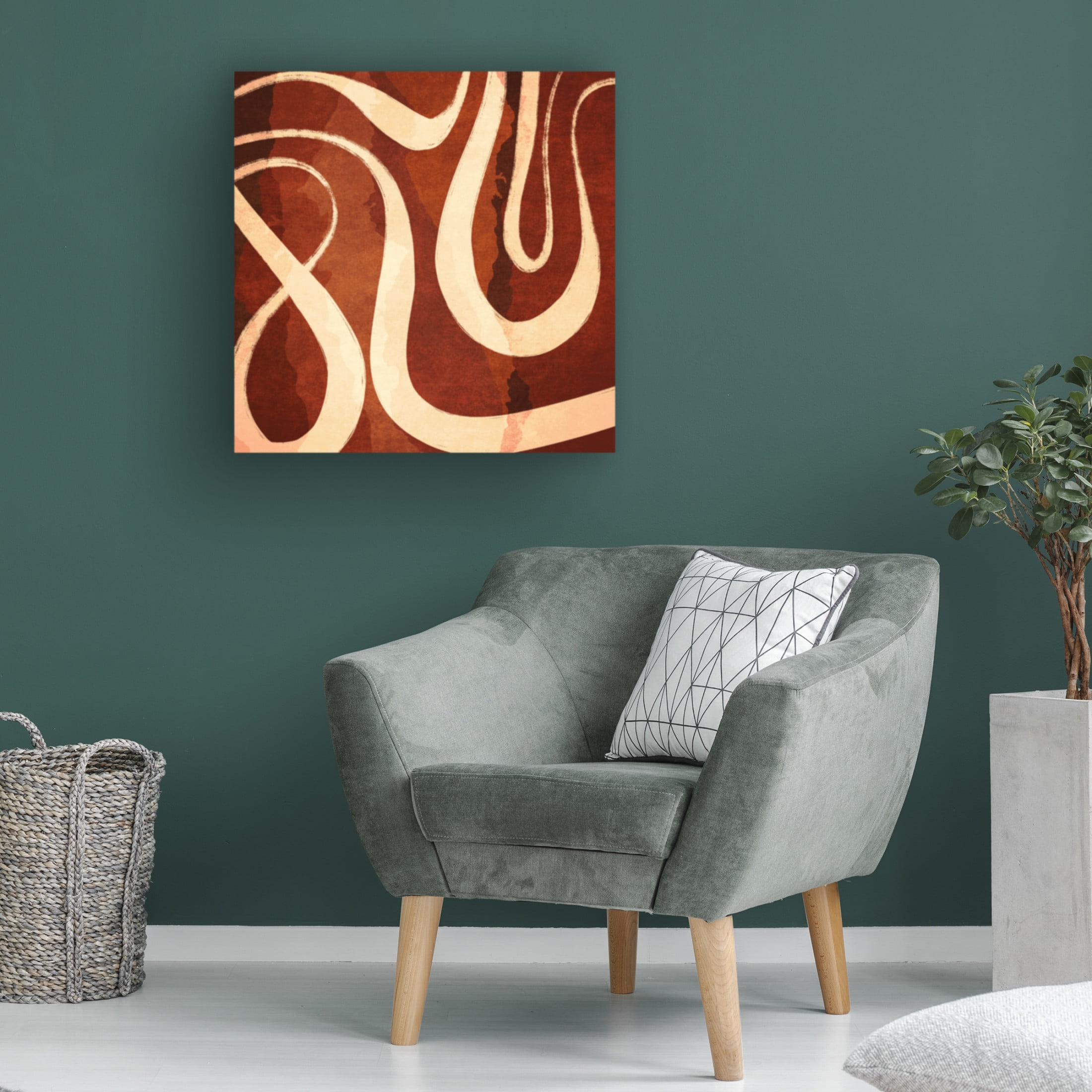 Trademark Fine Art Emel Tunaboylu Nehir Kivrimli Set1 Copy Canvas Wall Art