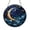 Acrylic 3.5 Inch, variant on Night Sky Moon and Stars Stained Glass Suncatcher Celestial Cloud Window Decor Spiritual Ornament Gift for Star Gazers Home Accent