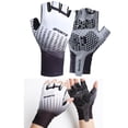 thumbnail image 1 of Vélo Sweat Fingerless Anti Absorption des Chocs Respirant Blanc L, 1 of 10