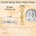 thumbnail image 2 of Cierres para collares y pulseras Qulltk, doblemente magnéticos, en oro y plata de 14 quilates, 2 of 6