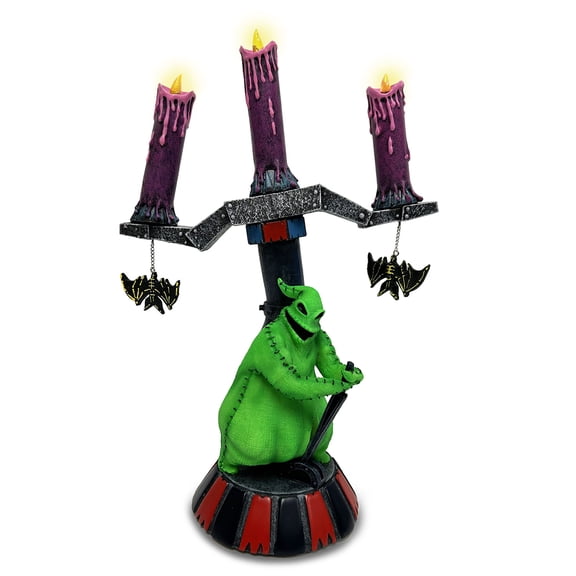 The Bradford Exchange The Nightmare Before Christmas Oogie Boogie Candle Candelabra Collection Issue #4 by Tim Burton 11-inches