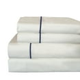 thumbnail image 2 of MELANGE HOME Percale Single Marrow Embroidery Bed Sheet Set & Pillowcase Pair, 2 of 5