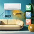 thumbnail image 4 of 12000BTU Mini Split Air Conditioner& Heater, 22 SEER2 Energy Saving 230V AC Units Cools Rooms up to 750 Sq.Ft Remote Control Wifi, 4 of 7