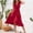 B149 Red summer tops for women clearance under $5, variant on Dresses! Xqxayjr Summer Midi Sundresses for Curvy Women Sleeveless Wrap V Neck Ruffle Flowy 2025 Beach Party Dresses Split Swing Aline Belted Wedding Guest Dresses