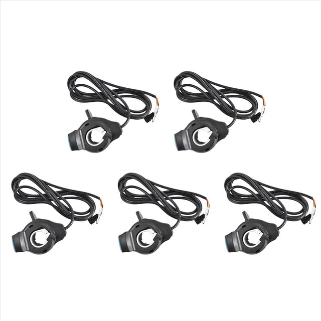 5X Acelerador de Pulgar para Bicicleta Eléctrica con Pantalla LCD, Puños de Manillar con Control de Velocidad, Accesorios para Bicicleta Eléctrica