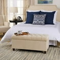 thumbnail image 4 of HomePop Ainsley Tufted & Storage Bench, Multiple C, 4 of 5