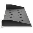 thumbnail image 2 of Rocstor 1U Rack Cabinet Universal Cantilever Vented Rack Mount Shelf, 7in, 2 of 5