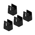 thumbnail image 4 of Paquete de 4 elevadores de patas de silla, extensores de patas de mesa, soporta elevador de cama de 600 de diámetro, elevadores de sillas de 5 cm Negro 10-37 mm SM SunniMix elevadores de piernas, 4 of 8
