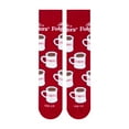 thumbnail image 2 of Cool Socks – Folgers Mugs Crew Socks – Size Medium for Men, Women & Teens – Classic Coffee Cup, 2 of 4
