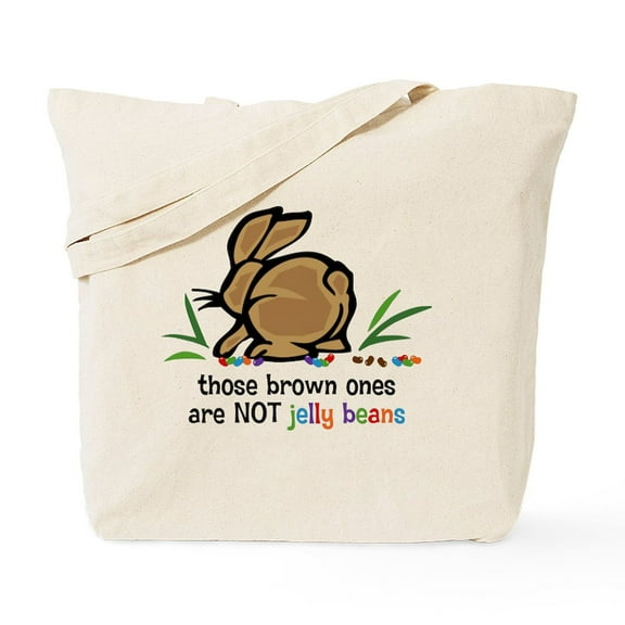 CafePress - Brown Jelly Beans Goodie Bag - Unisex Canvas Tote Bag, Beige, 1-Piece