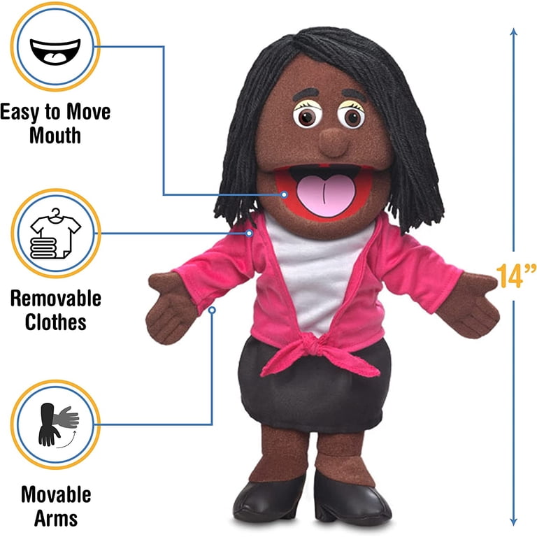 14 Maria, Hispanic Mom/Teacher, Hand Puppet Martinique 14 Maria, Hispanic Mom/Teacher, Hand Puppet Martinique