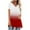 Red, variant on Ltctricy T Shirts for Women Trendy Short Sleeve V Neck High Low Hem Gradient Flowy Tunic Tops Casual Loose Tee Blouses