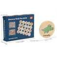 thumbnail image 2 of Lindbes Wooden Memory Game For Kids Preschool Educational Memory Matching Game Toy For Toddlers 2-4 Years, 2 of 13