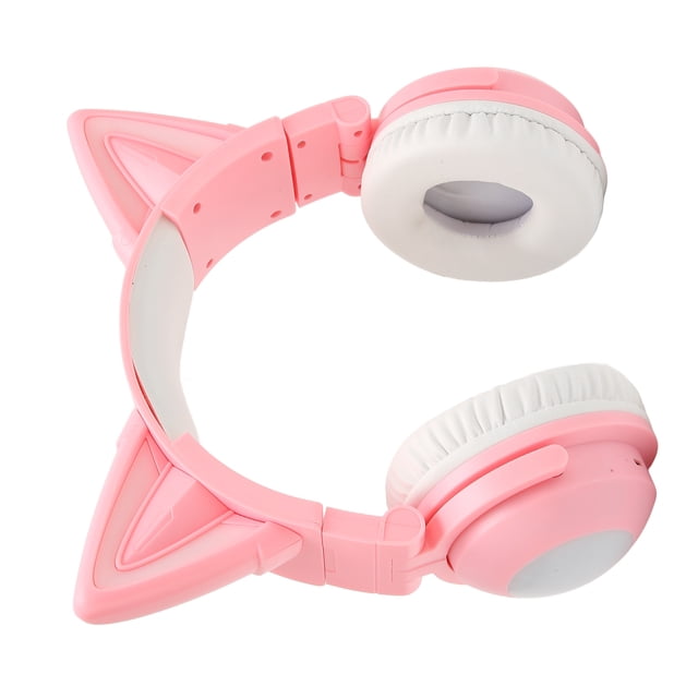 Cat Ear Headset Stereo Cute with Built in Mic Kids Headset
