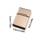thumbnail image 5 of Caja de aleación de aluminio, caja de almacenamiento ligera reutilizable, contenedores antiapretones, accesorios para contenedores, regalos de viaje, dorado claro Inevent HA010086-03B, 5 of 6