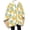 Retro Pineapples, variant on Dailycode Fleece Wearable Blanket Poncho Double Layer Blanket Shawl Wrap with Pockets Zipper for Adults, Retro Pineapples