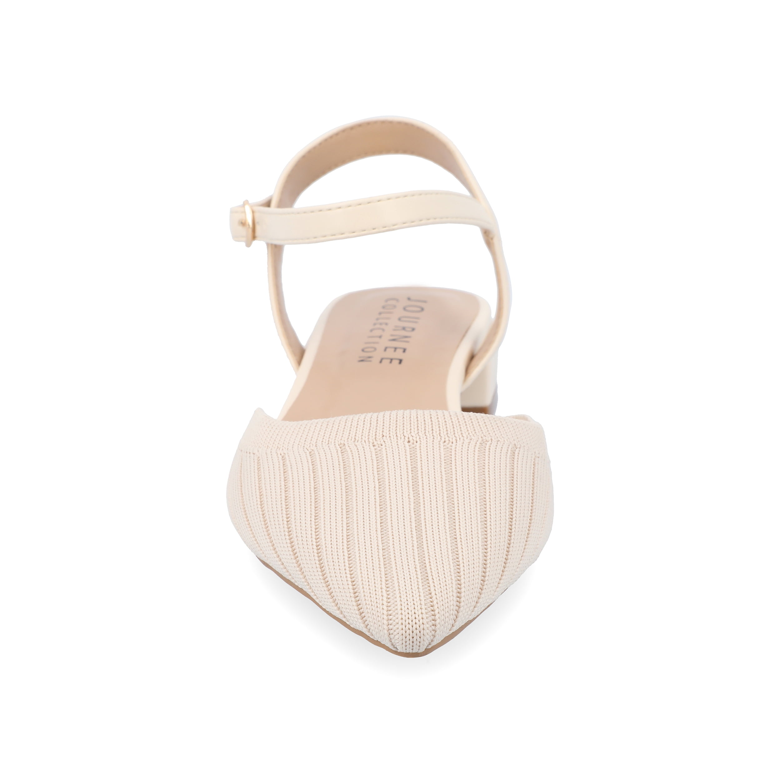 Journee Womens Ansley Mary Jane Pointed Toe Flats, Widths Available