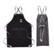 thumbnail image 5 of unbranded Delantal De Cocina Negro De Lona Resistente Con Ajustables Y Bolsillo Para Hostelería, 5 of 8