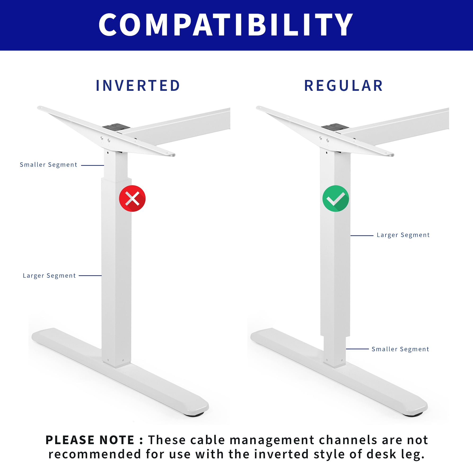 VIVO White Magnetic Vertical Cable Management Channel, Wire Organizer