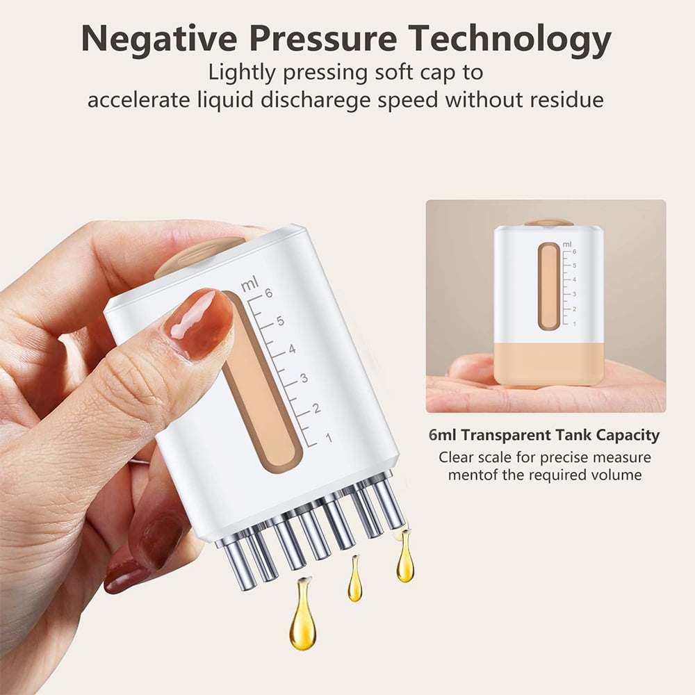 Electric Scalp Massager for Hair Growth Vibration Red Light Therapy Micro-current Stimulation Scalp Hair Oil Applicator Brush