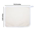 thumbnail image 5 of 5Pack Soft-Weave Wash Cloths for Face and Body, Exfoliating Washcloth, White, Small, 5 of 7
