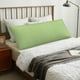 thumbnail image 4 of Balery Green Gingham Funda Protectora para Almohada Corporal de Algodón Hipoalergénico con Cierre(55 x 21 pulgadas), Almohadas No Incluidas, 4 of 7