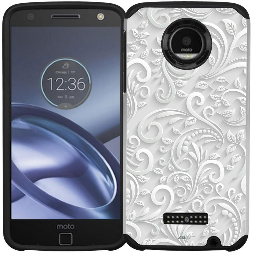 Moto Z Droid Case - Armatus Gear (TM) Slim Hybrid Armor Case Protective
