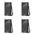 thumbnail image 1 of 4X Mini Radio Portable AM/FM All Band Stereo Weather Pocket Radio Receiver for Old Man Walking Hiking Camping, 1 of 5