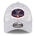 thumbnail image 2 of Men's New Era  Heather Gray Houston Texans 2023 AFC South Division Champions Locker Room Trophy Collection 9FORTY, 2 of 6