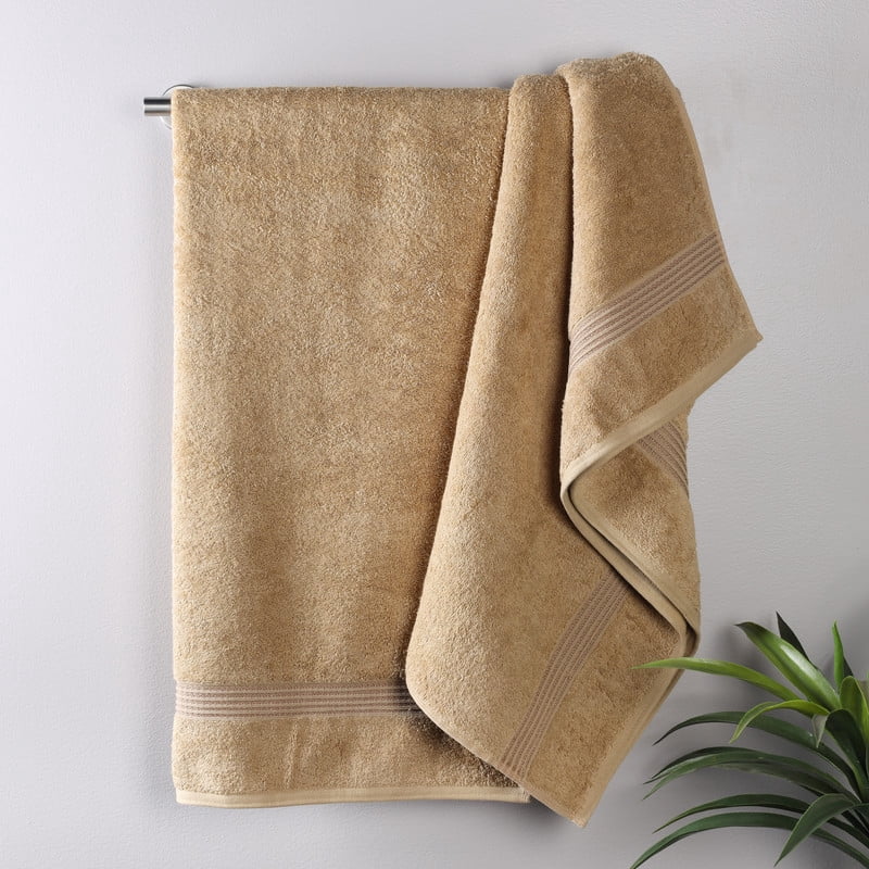 Superior Egyptian Cotton Absorbent Toast Bath Sheet Set of 2